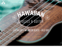 Tablet Screenshot of hawaiian-ukulele.com